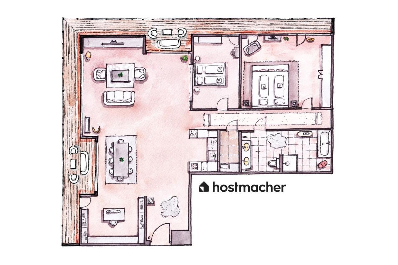 Exclusive 2Br Skyline Penthouse By Hm Apartamento Viena Exterior foto